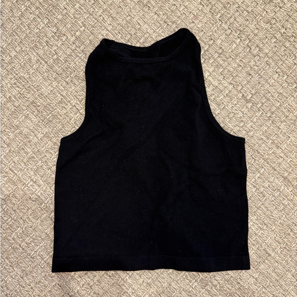 Free People Black Crop Top